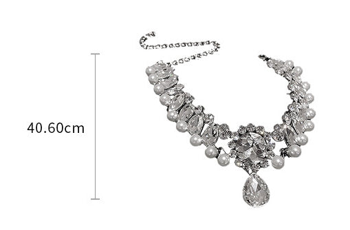 Lifestyle shot of woman wearing necklace with everyday casual clothing