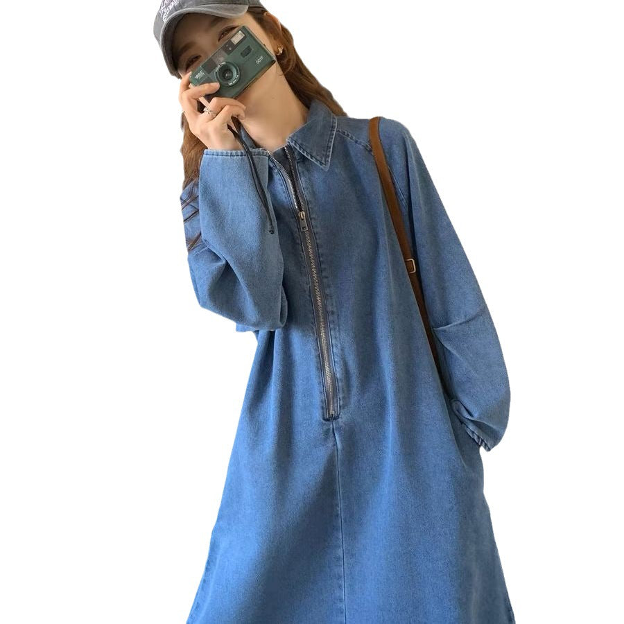 Back view showing fitted silhouette and center seam design