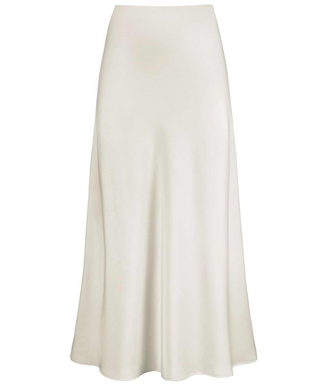 Full-length front pose wearing teal mermaid midi skirt