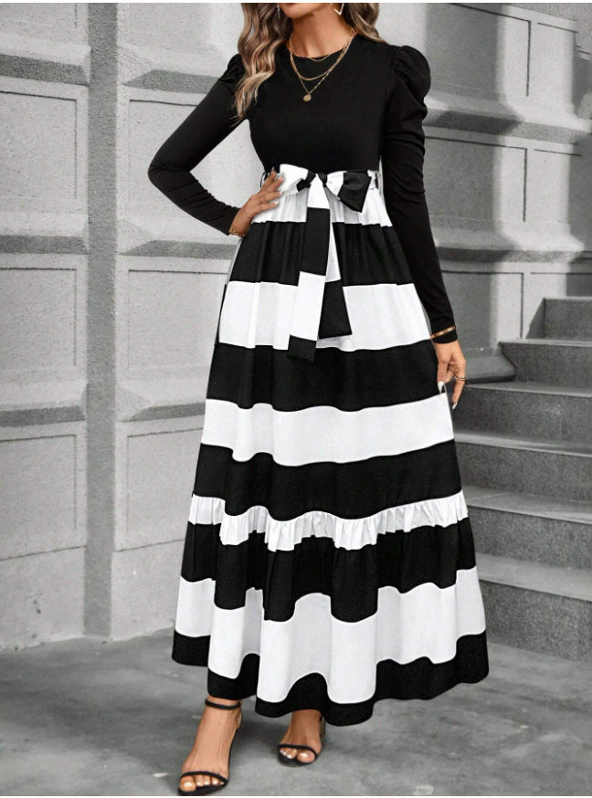 Model wearing dress demonstrating comfortable loose fit for all-day wear