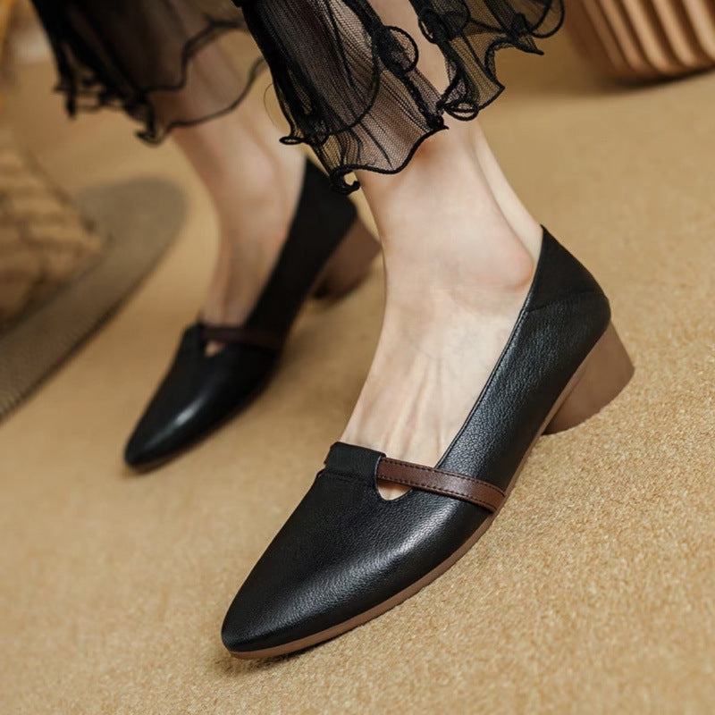 Front angle showing toe shape and overall shoe proportions