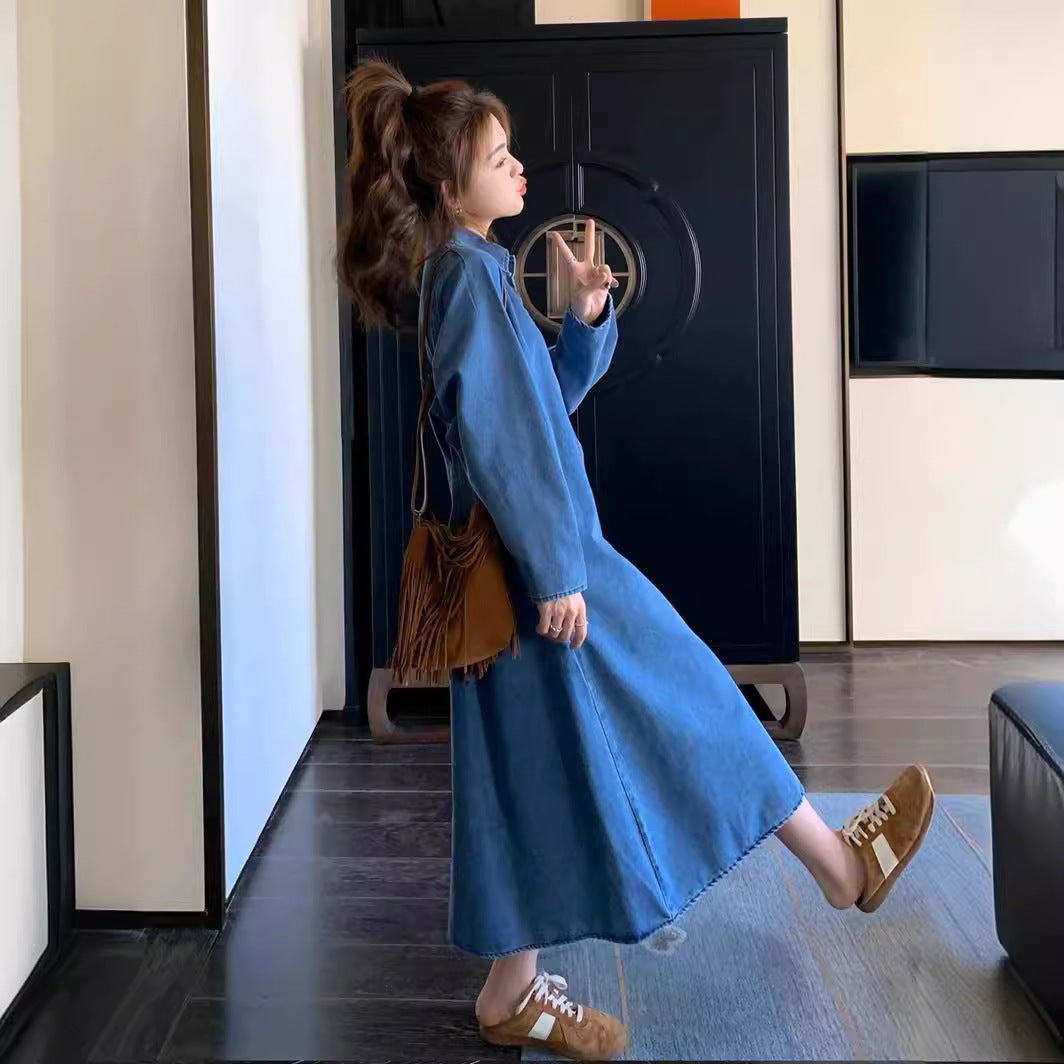 Side profile highlighting the sleek slim fit and length
