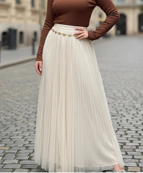 Maxi Long Skirt -Naella - modest fashion product photo 2